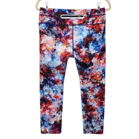 Athleta Hypersonic Sonar Ember Crop Leggings Womens Medium - Picture 3 of 8